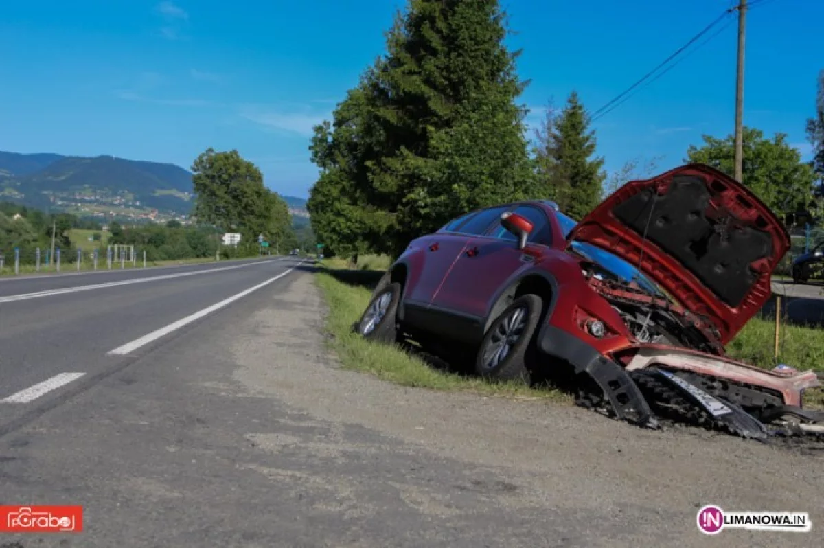 Ford wjechał w przepust