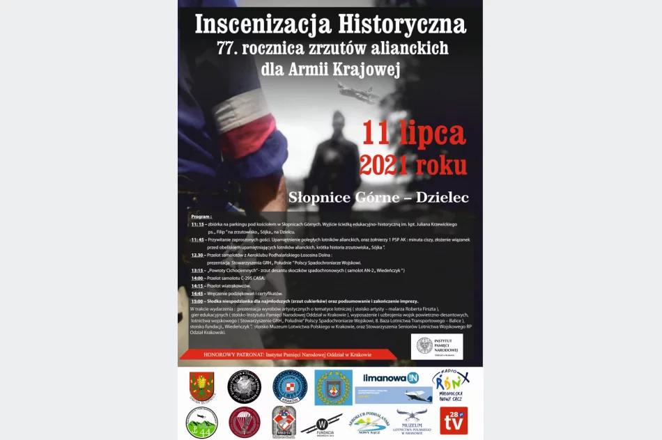 Rekonstrukcja i podniebne pokazy na 77. rocznicę - zdjęcie 2