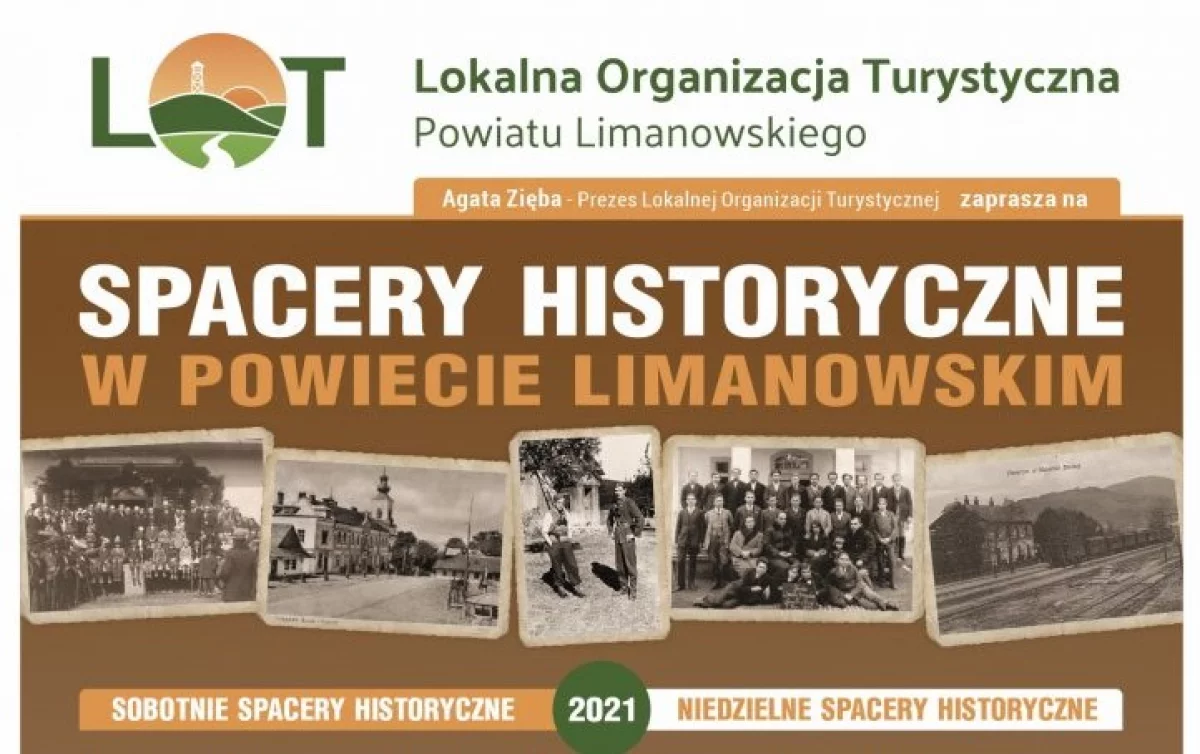 Ruszają spacery historyczne – pierwszy spacer 10 lipca w Łososinie Górnej przy Pomniku Legionistów