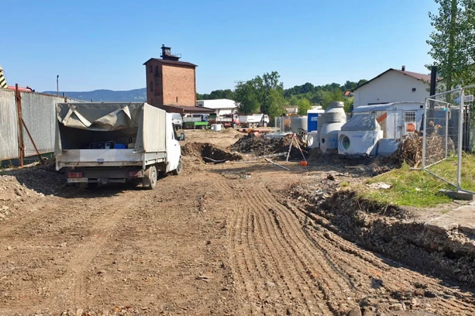 Powstaje łącznik na tzw. strefie - prace trwają - zdjęcie 2