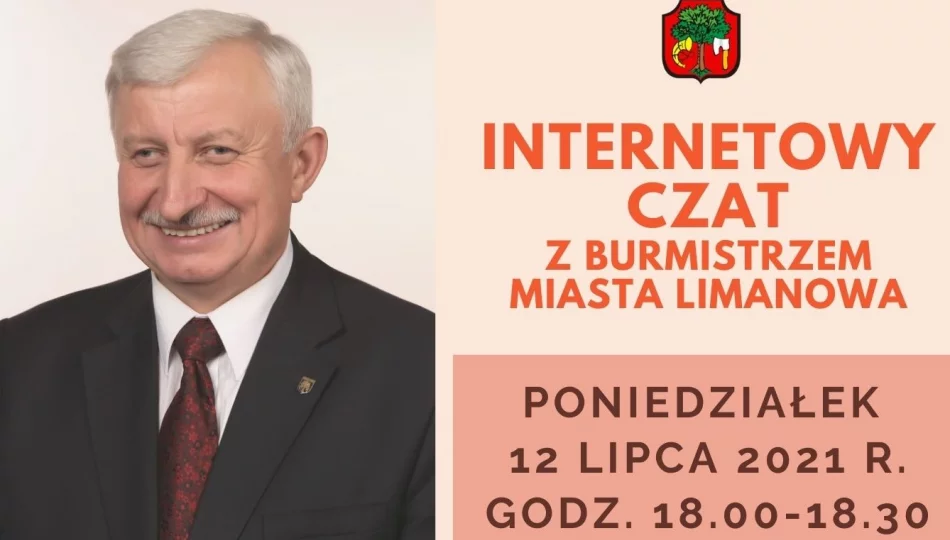 Czat z Burmistrzem – poniedziałek 12 lipca godz. 18:00 - zdjęcie 1