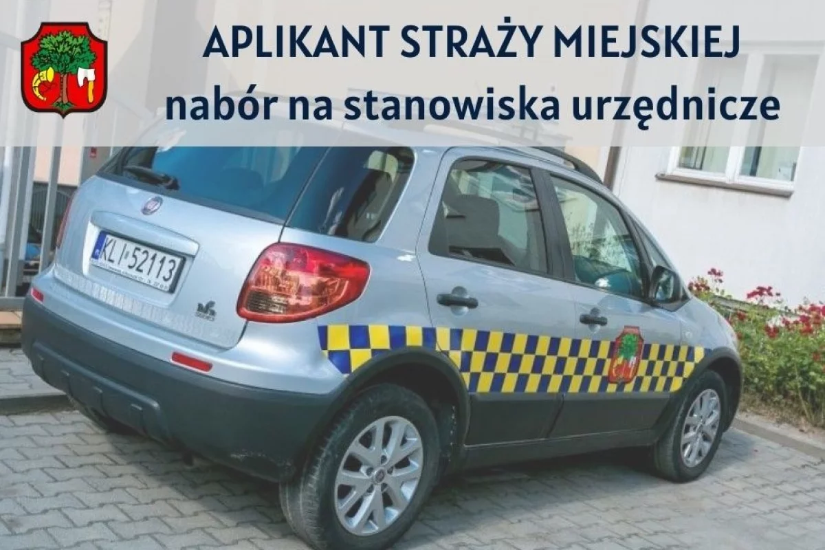 Nabór na dwa wolne stanowiska urzędnicze aplikantów w Straży Miejskiej Miasta Limanowa