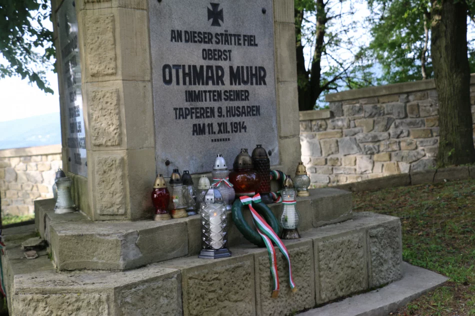 Delegacja z Węgier odwiedziła cmentarz wojenny na Jabłońcu - zdjęcie 14