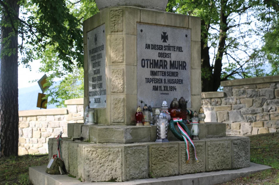 Delegacja z Węgier odwiedziła cmentarz wojenny na Jabłońcu - zdjęcie 15