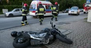 Zderzenie motocykla z samochodem - zdjęcie 2