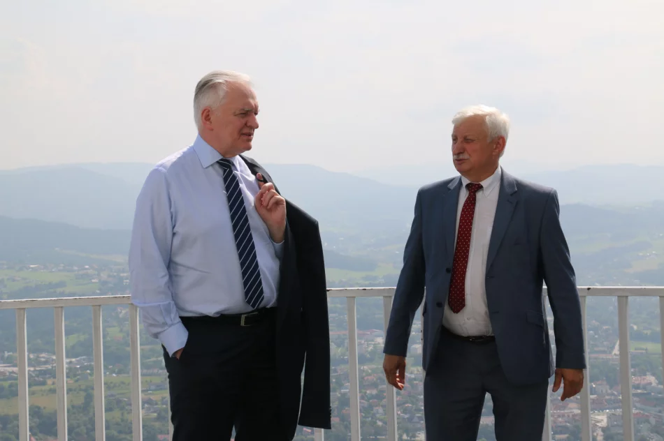 Wicepremier Jarosław  Gowin z wizytą w mieście Limanowa - zdjęcie 18