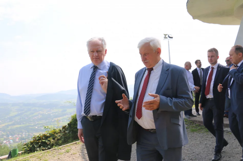 Wicepremier Jarosław  Gowin z wizytą w mieście Limanowa - zdjęcie 20