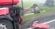 Zderzenie samochodu osobowego z TIR-em - zdjęcie 2