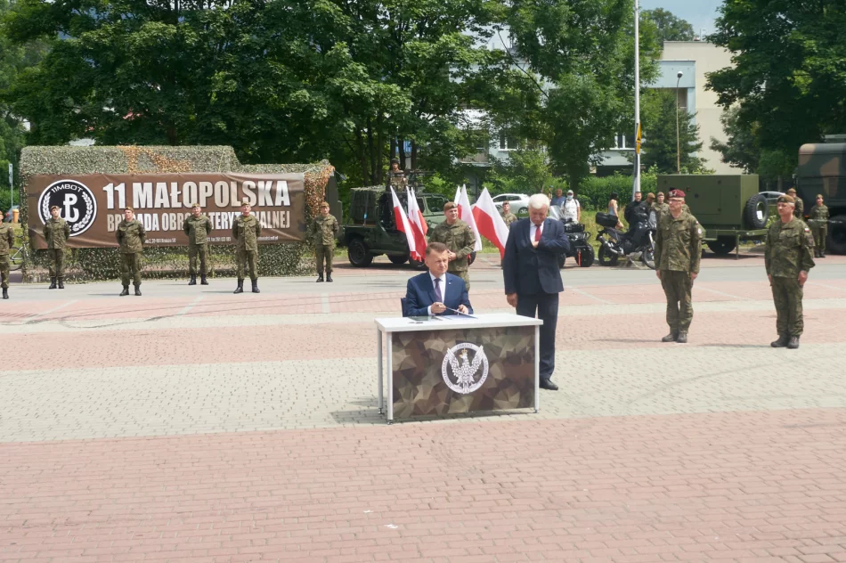 Porozumienie z MON podpisane. W Limanowej powstanie batalion - 600 żołnierzy WOT i 50 żołnierzy zawodowych oraz miejsce ćwiczeń - zdjęcie 3