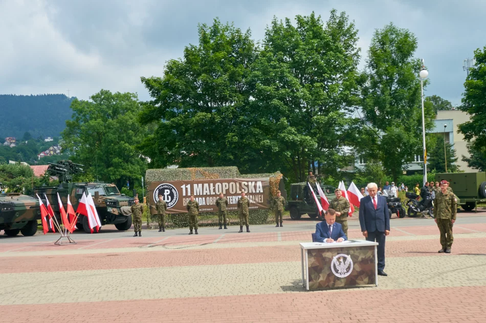 Porozumienie z MON podpisane. W Limanowej powstanie batalion - 600 żołnierzy WOT i 50 żołnierzy zawodowych oraz miejsce ćwiczeń - zdjęcie 5