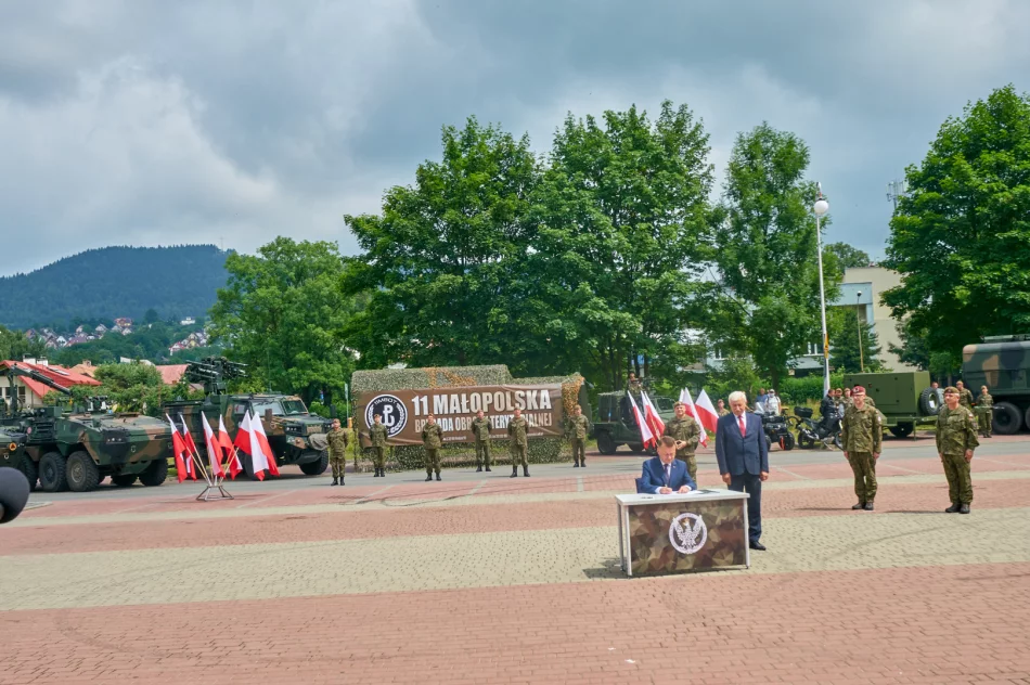 Porozumienie z MON podpisane. W Limanowej powstanie batalion - 600 żołnierzy WOT i 50 żołnierzy zawodowych oraz miejsce ćwiczeń - zdjęcie 6