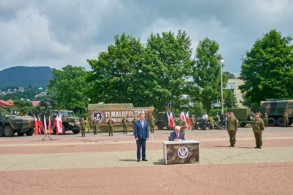 Porozumienie z MON podpisane. W Limanowej powstanie batalion - 600 żołnierzy WOT i 50 żołnierzy zawodowych oraz miejsce ćwiczeń - zdjęcie 7