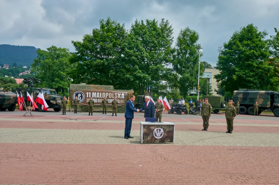 Porozumienie z MON podpisane. W Limanowej powstanie batalion - 600 żołnierzy WOT i 50 żołnierzy zawodowych oraz miejsce ćwiczeń - zdjęcie 8