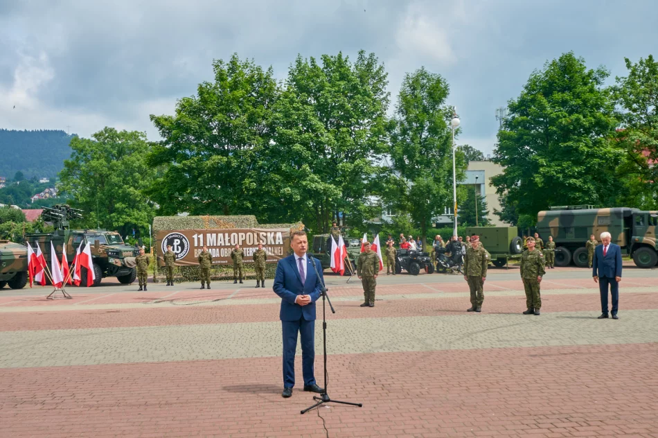 Porozumienie z MON podpisane. W Limanowej powstanie batalion - 600 żołnierzy WOT i 50 żołnierzy zawodowych oraz miejsce ćwiczeń - zdjęcie 12