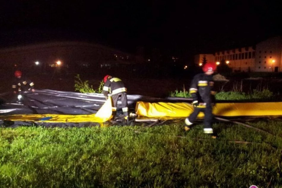 300 interwencji - podtopienia, osuwiska, ewakuacje - zdjęcie 3