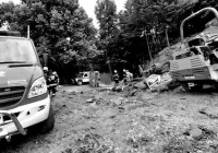 Zmarł 57-letni mężczyzna przygnieciony przez spych - zdjęcie główne