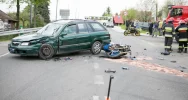 Zderzenie motocykli z samochodem - zdjęcie 4