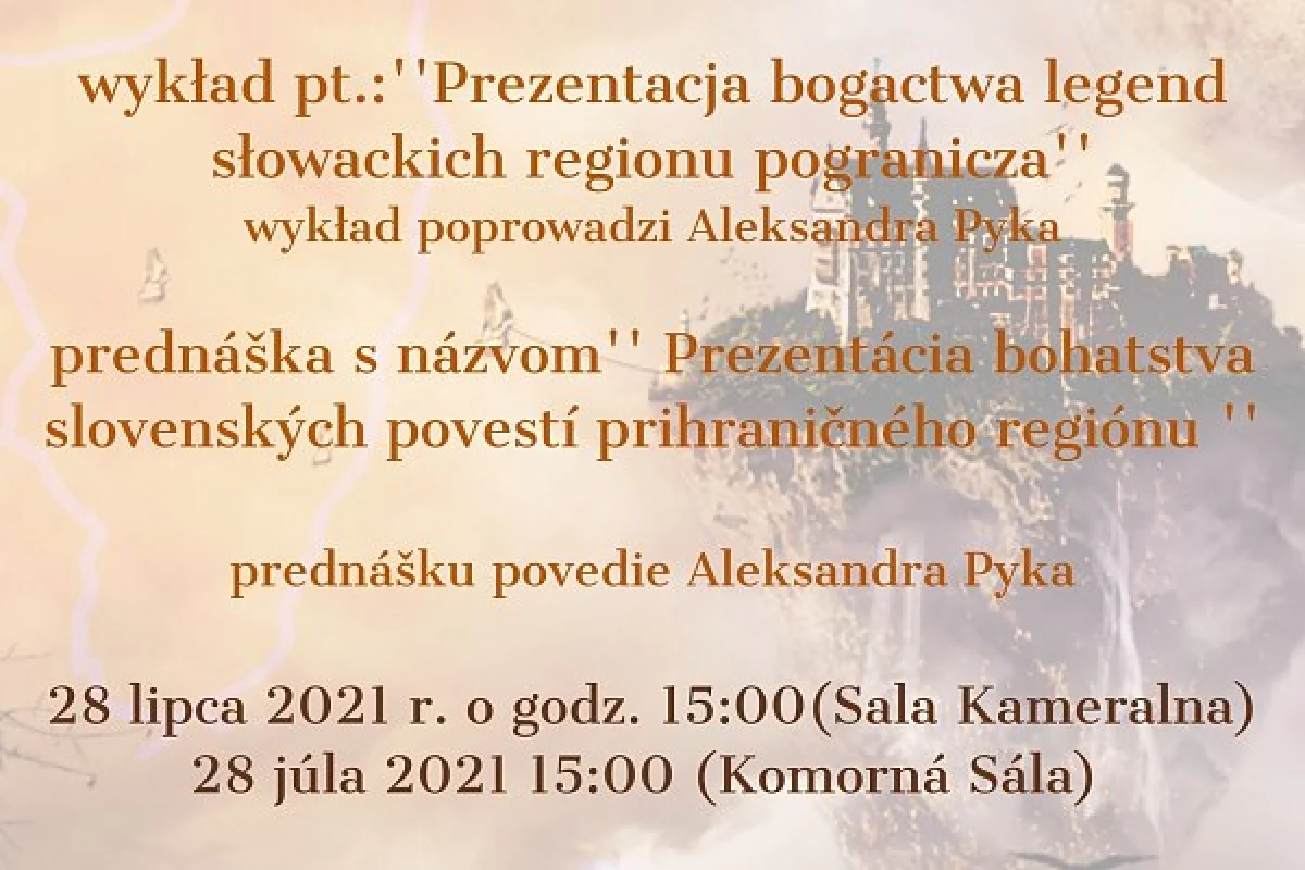 Zaprezentują słowackie legendy rejonu pogranicza