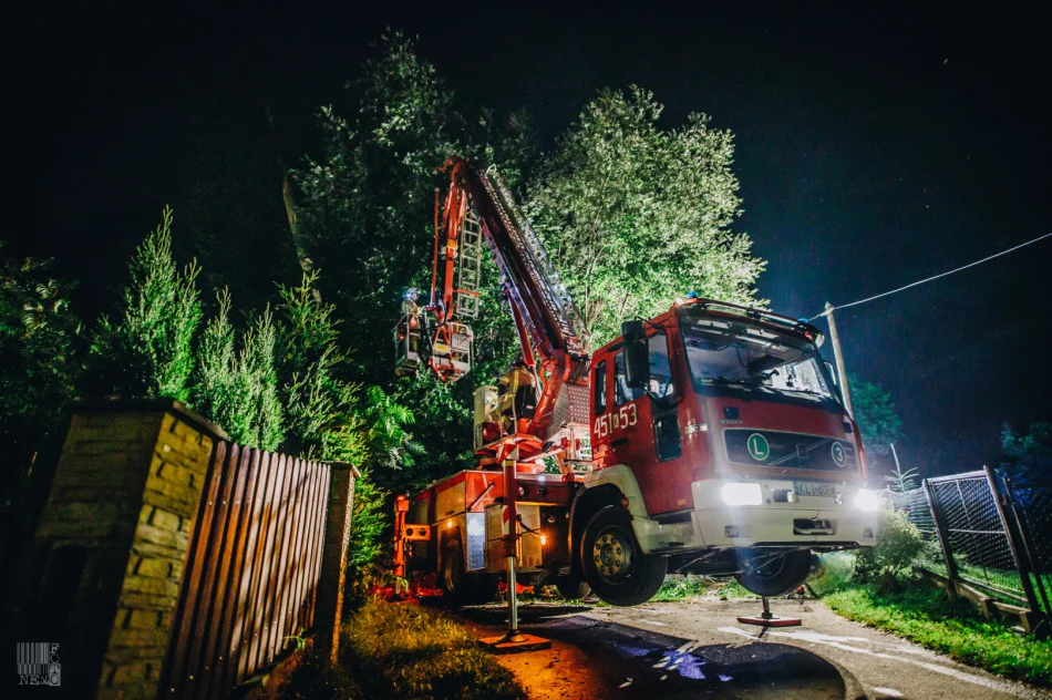 Strażacy usuwali skutki gwałtownych burz - zdjęcie 6