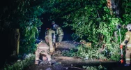 Strażacy usuwali skutki gwałtownych burz - zdjęcie 3