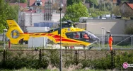 Poważny stan kierowcy, zabrał go śmigłowiec - zdjęcie 2
