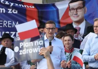 Premier w Starym Sączu przedstawiał "Polski Ład", a w Kurowie wizytował budowany most - zdjęcie główne