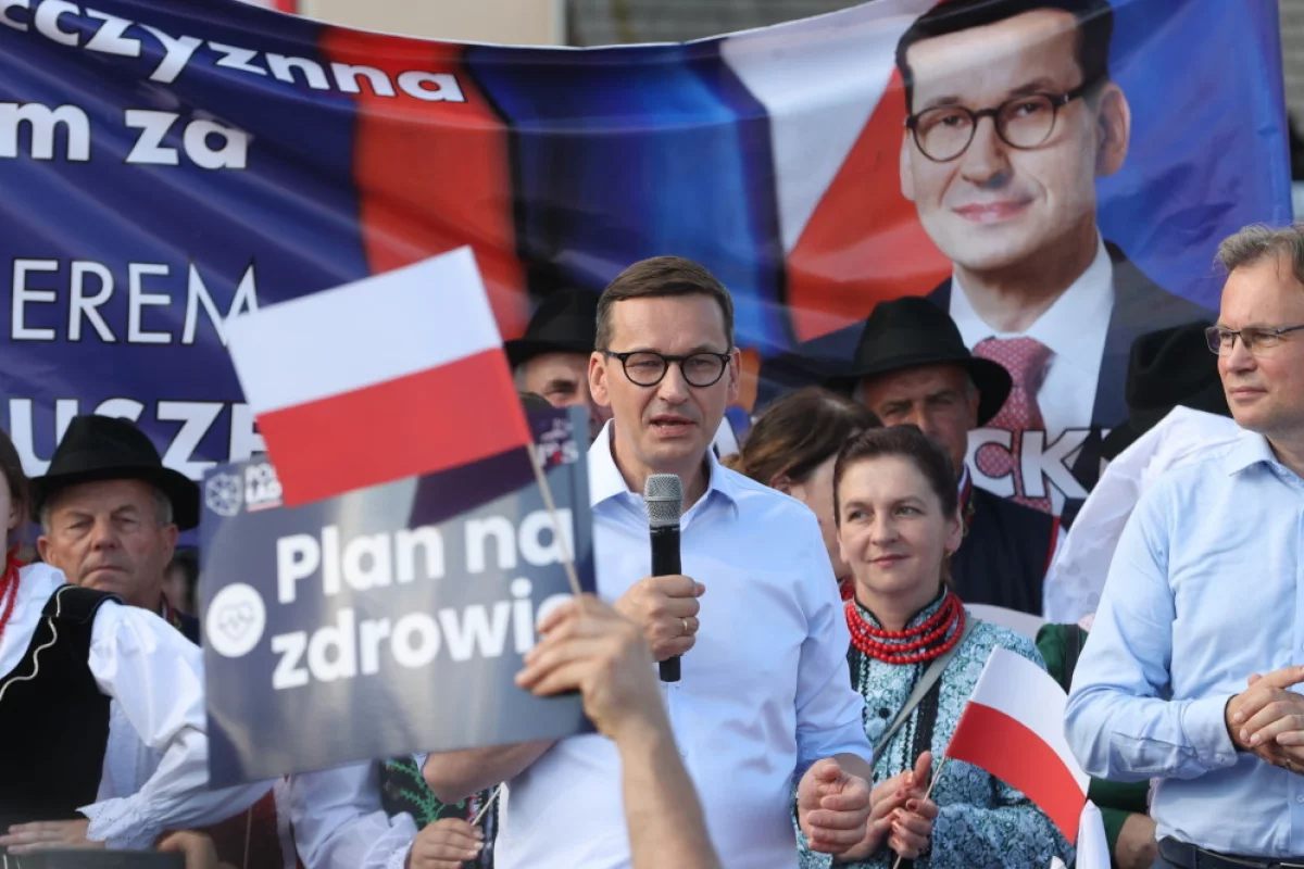 Premier w Starym Sączu przedstawiał "Polski Ład", a w Kurowie wizytował budowany most