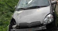 Toyota wpadła do rowu. 3 osoby trafiły do szpitala - zdjęcie 4