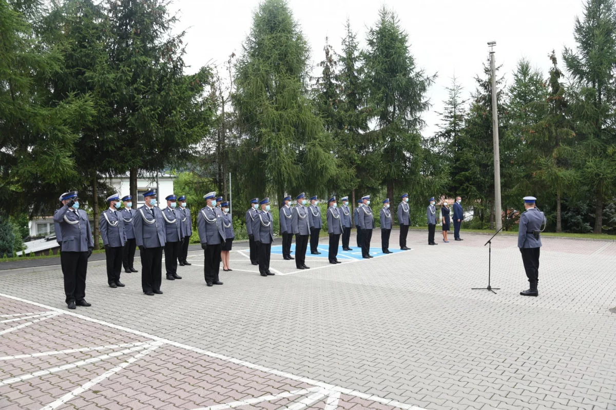 47 limanowskich funkcjonariuszy awansowało podczas obchodów święta policji