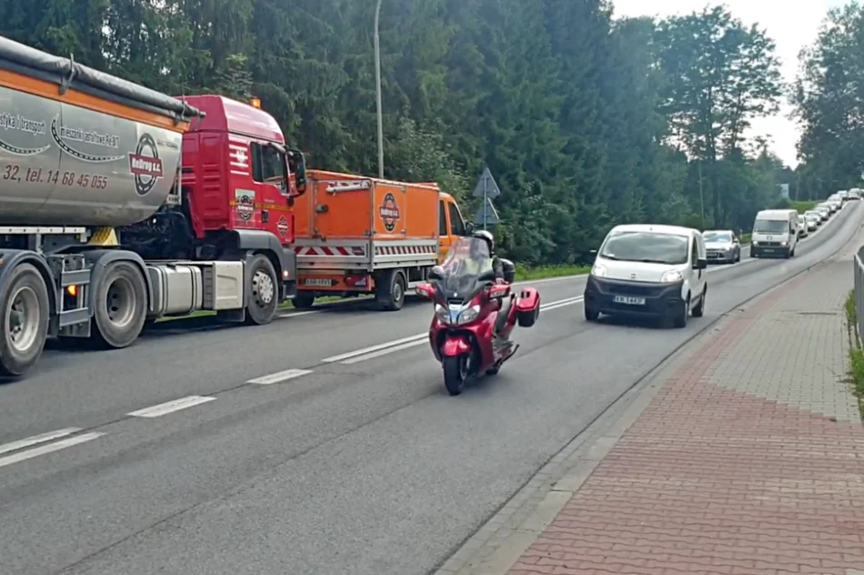 Prace na moście i ogromne korki - zdjęcie 2