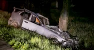 BMW uderzyło w drzewo, kierowca był pijany - zdjęcie 3