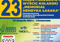23. Międzynarodowy Wyścig Kolarski „Memoriał Henryka Łasaka” – 15 sierpnia w Limanowej - zdjęcie główne