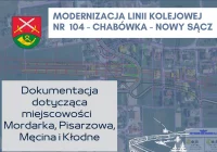 Dokumentacja dotycząca Mordarki, Pisarzowej, Męciny i Kłodnego odnośnie modernizacji linii PKP - zdjęcie główne