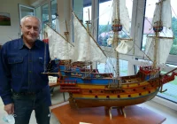 Wśród żagli i okrętów – spotkanie i wystawa w bibliotece w Pisarzowej - zdjęcie główne