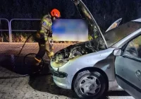 Zapalił się samochód osobowy - zdjęcie główne