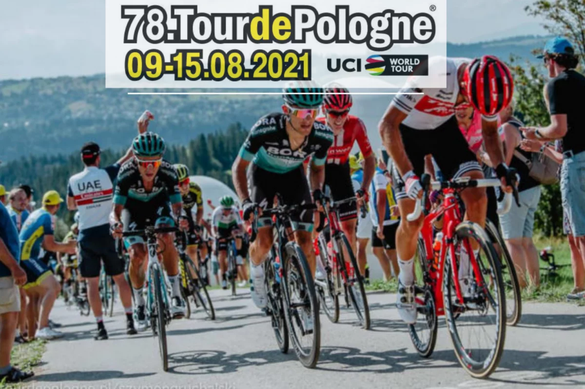 W czwartek peleton 78. Tour de Pologne 2021 przejedzie przez Kłodne, Męcine, Wysokie