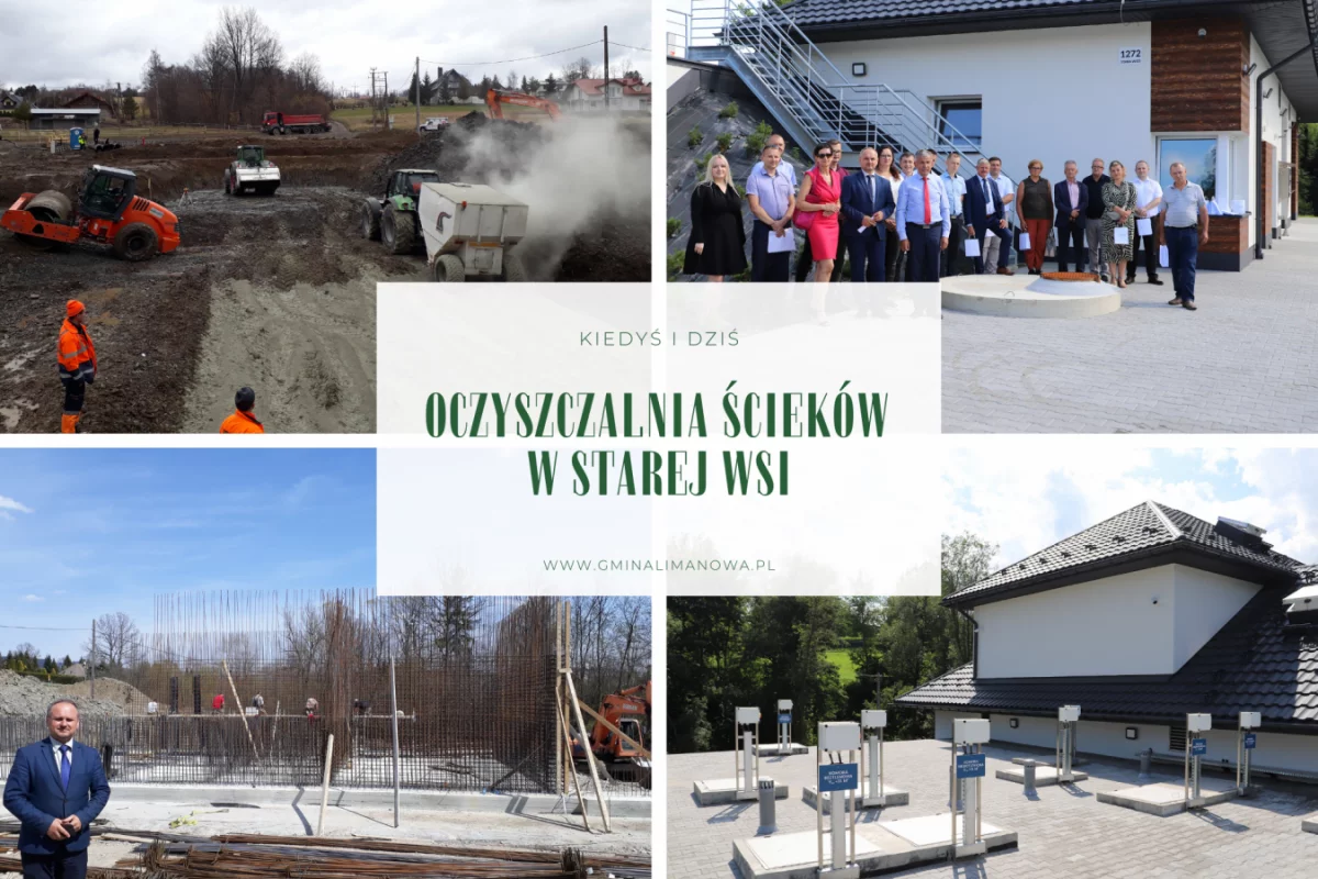 Oczyszczalnia ścieków w Starej Wsi - odbiór inwestycji