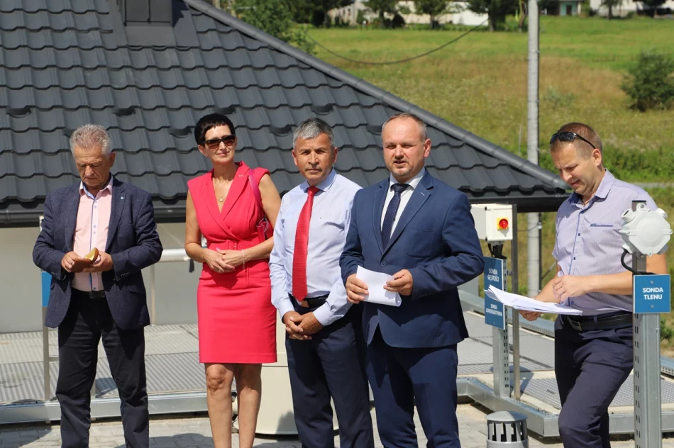 Oczyszczalnia ścieków w Starej Wsi - odbiór inwestycji - zdjęcie 3