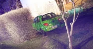 Ford wypadł z drogi i dachował - zdjęcie 3