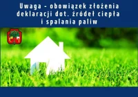 Przypominamy o obowiązku złożenia deklaracji źródeł ciepła i spalania paliw w budynkach - zdjęcie główne