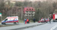 Zderzenie ciężarówki z nissanem - zdjęcie 2