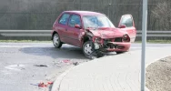 Zderzenie ciężarówki z nissanem - zdjęcie 4