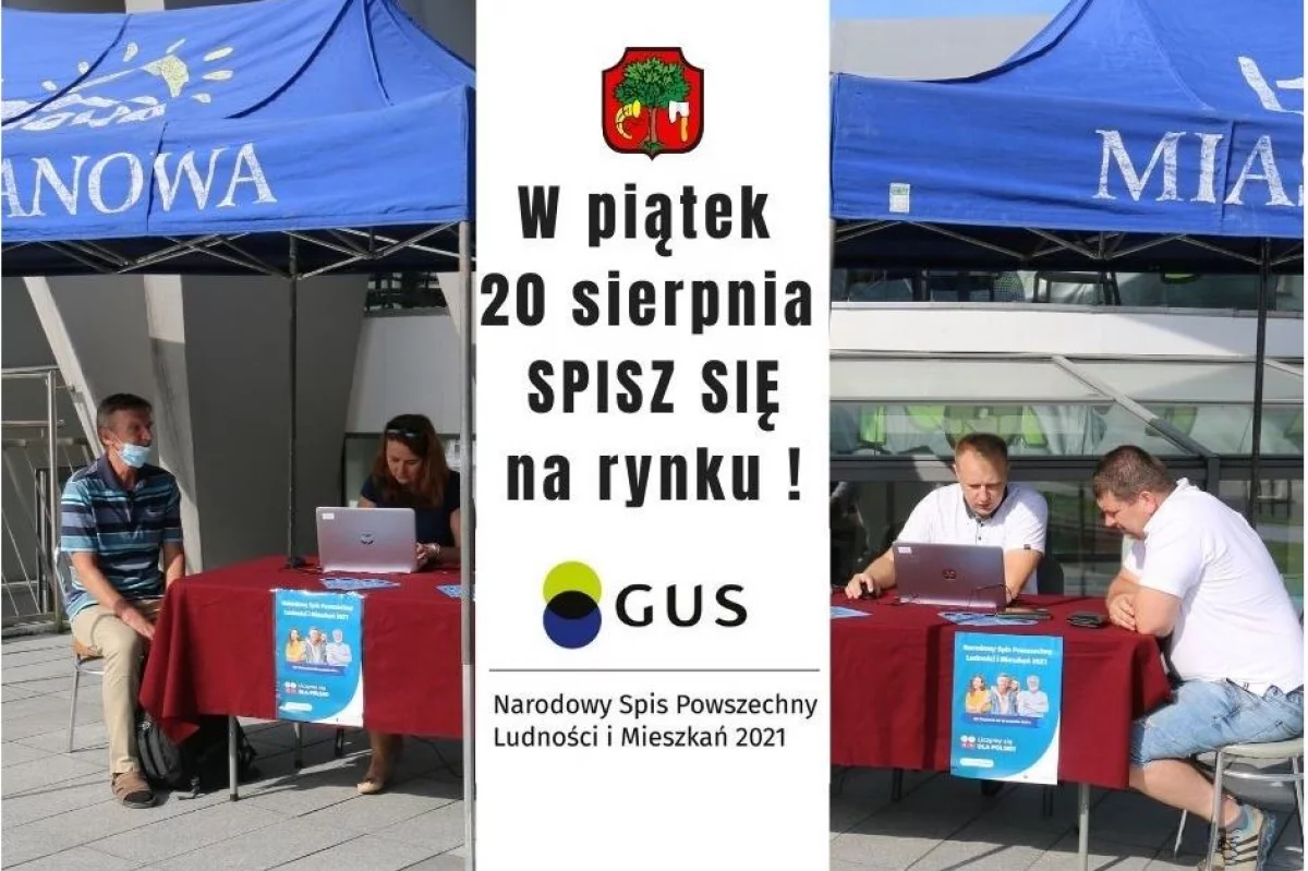 Narodowy Spis Powszechny Ludności i Mieszkań – po raz kolejny będzie się można spisać na limanowskim rynku!