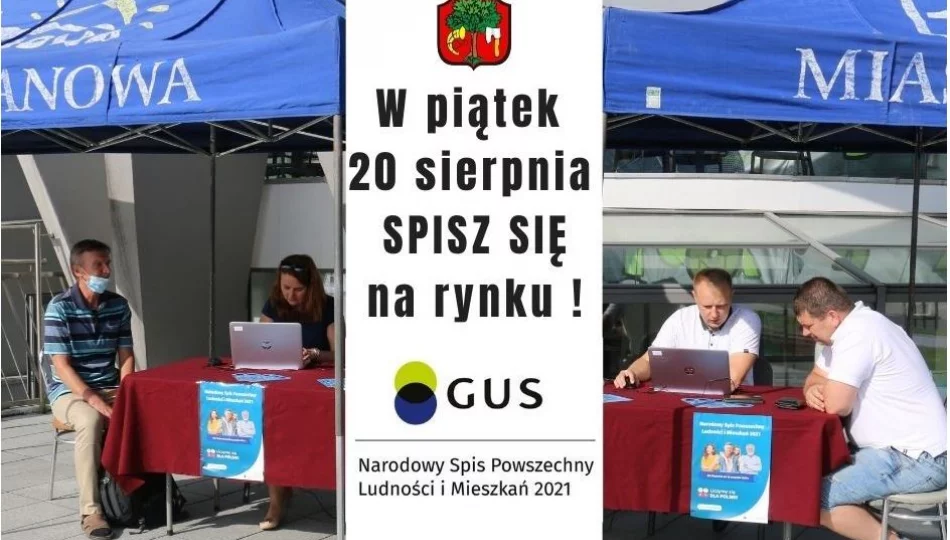 Narodowy Spis Powszechny Ludności i Mieszkań – po raz kolejny będzie się można spisać na limanowskim rynku! - zdjęcie 1