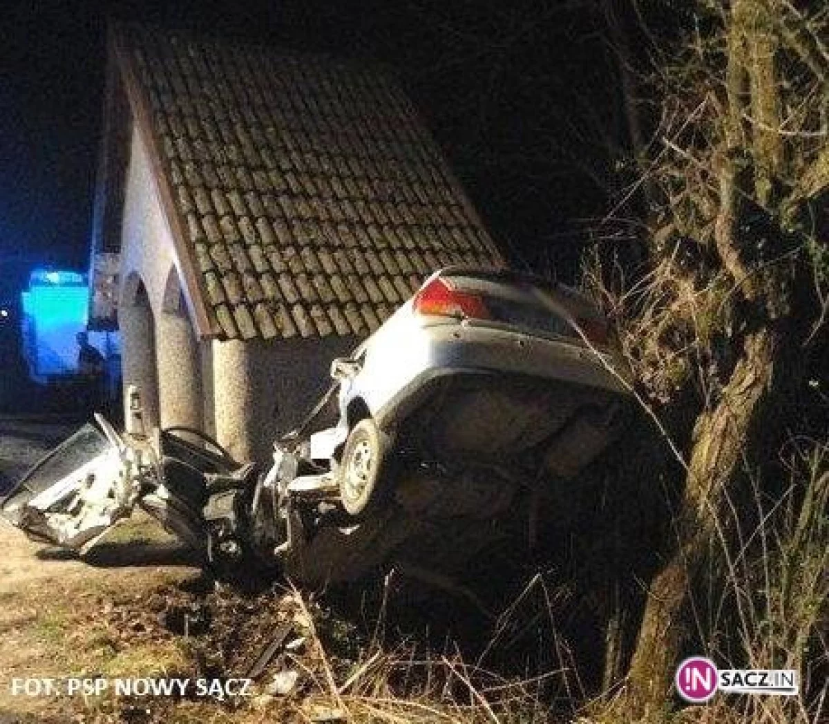 Uderzył w wiątę przystanku, zginął na miejscu