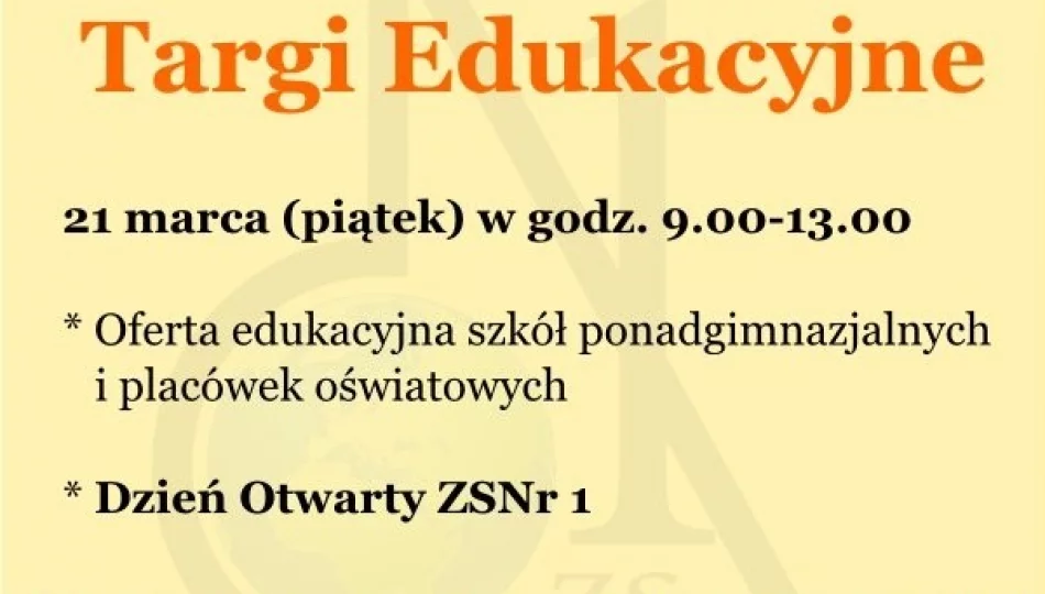 Już jutro targi edukacyjne - zdjęcie 1