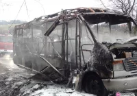 Doszczętnie spłonął autobus jadący do Krakowa - zdjęcie główne