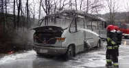 Doszczętnie spłonął autobus jadący do Krakowa - zdjęcie 2