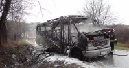 Doszczętnie spłonął autobus jadący do Krakowa - zdjęcie 3
