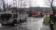 Doszczętnie spłonął autobus jadący do Krakowa - zdjęcie 4